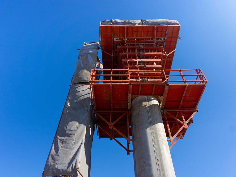 Supply and Installation of Steel Columns for Tram Overhaul, with CRCC in Colombia   (2)