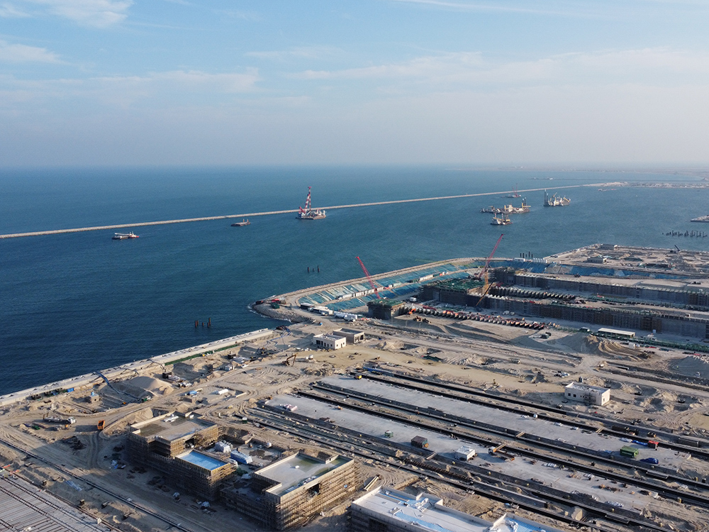 Supply and Construction of Crane Track System, with SEPCO/SHB-5 in KSA